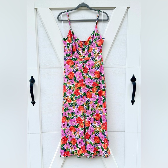 Zara Pink Floral Dress - Picture 5 of 7